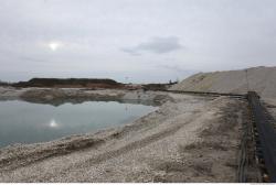 Photo Textures of Background Gravel Mining